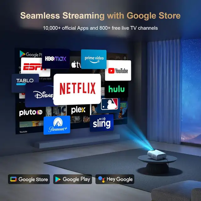 GOIAEY PROJECTOR MODEL: C26 1080P NATIVE RESOLUTION in General Electronics in Markham / York Region - Image 3