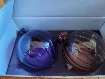 Brand new Nespresso Glass Christmas Ornaments, View more