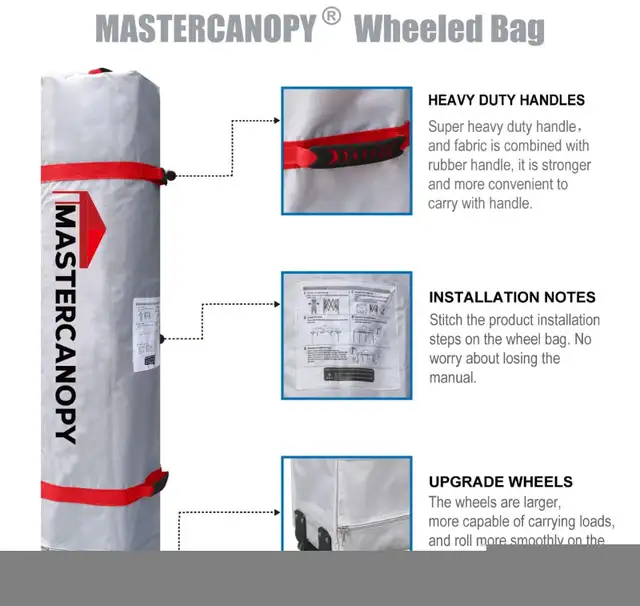 Mastercanopy Heavy-duty Instant Canopy, 10x10', Khaki - NEW in Other in Ottawa - Image 7