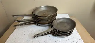 10x Commercial Aluminum Fry Pans – Restaurant Grade (6 Lar, View more