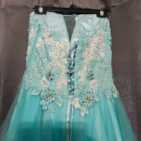 Strapless Short Prom Dress - Size 2