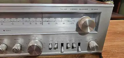 Vintage stereo receiver, View more