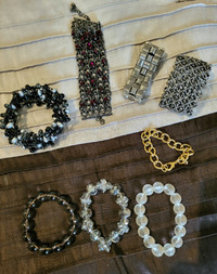 Fashion Bracelets -  8-PC Set (Non-Precious Jewelry)