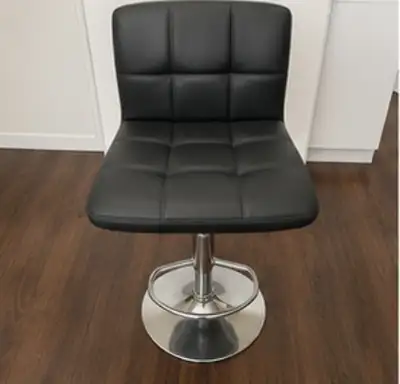 Set of recliner leather barstools. Amazing condition. No rips/tears. Very clean. Must pick up