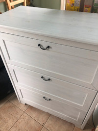 White Dresser - 3 Drawer