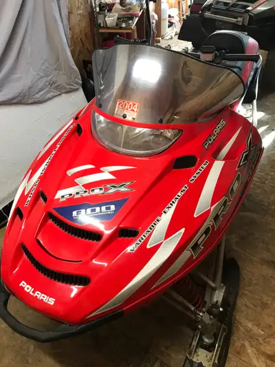 chassis in excellant cond. track studded, needs a jug(cyl.),exh. valve and maybe 2 pistons