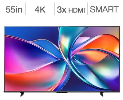 Télévision QLED 55'' 55QD6QV 4K ULTRA UHD HDR Smart VIDAA Hisens, View more