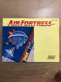 Air Fortess Manual Nintendo NES