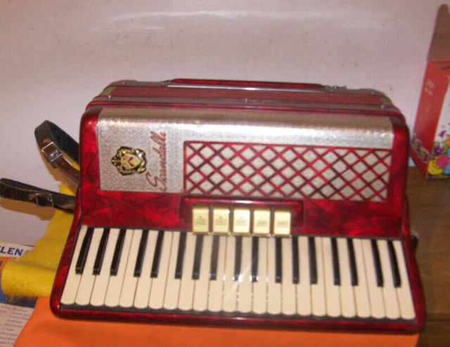 Accordion Scandalli 120 Bass With Case-Sounds Great- in Arts & Collectibles in Edmonton - Image 3