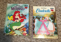 Like new vintage Disney Cinderella &amp; The Little Mermaid 