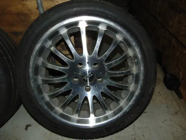 TWM 235-40-18 MAG WHEEL JANTES EN ALLIAGE MOYEU  DE ROUE JDM in Tires & Rims in West Island - Image 7
