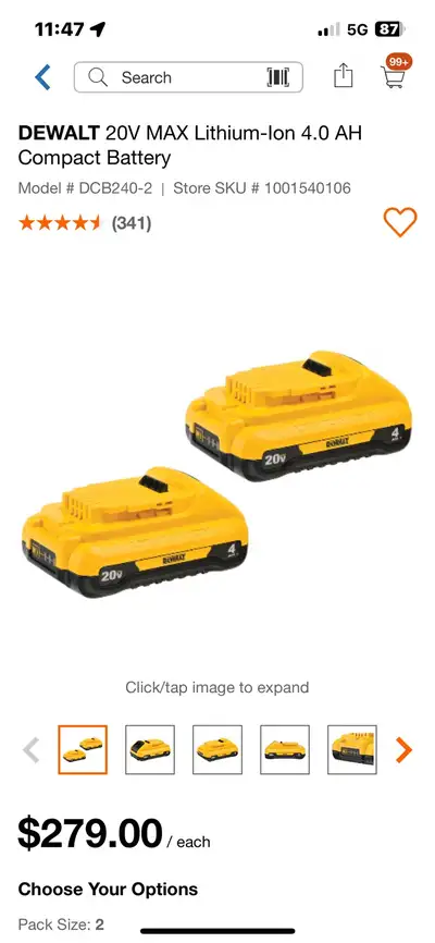 dewalt batteries , View more