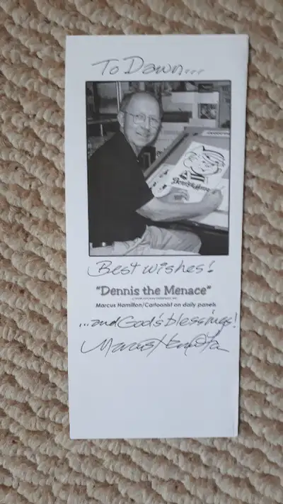 *Amazing item for comic strip/comic fans *Cartoonist from the iconic strip