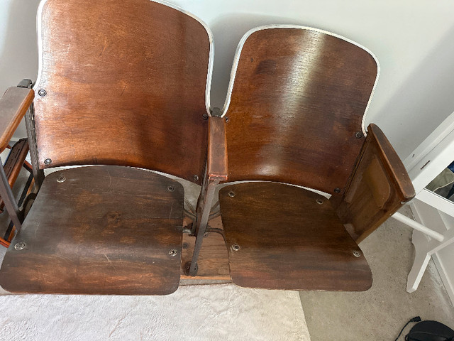 Theatre chairs, antique in Chairs & Recliners in Belleville