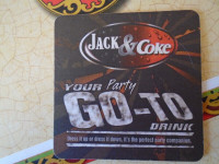Coca-Cola Jack & coke Dessous de verre en carton
