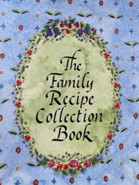 Family Recipe Collection Book