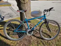 Mountain bike used for commuting and trail riding