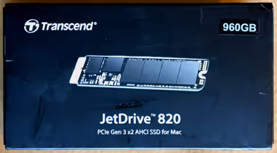 Transcend JetDrive 820 960GB SSD PCIe Gen3 x 2 Interface TS960GJDM820 New in box, nothing is missing...