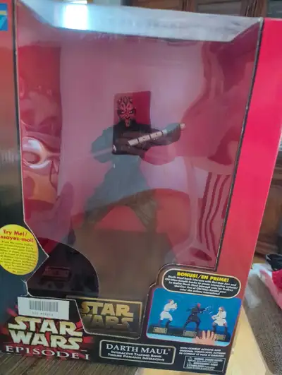 Darth Maul star wars coin bank 1999, View more