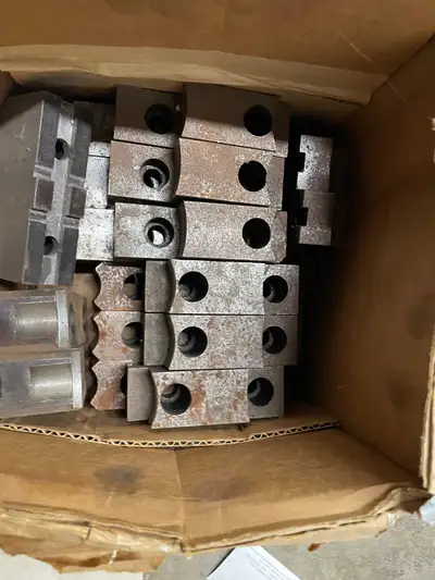 lathe jaws tongue and groove soft jaws different sizes, View more