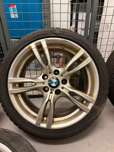 ======= BMW 18-inch Original Rims Style 400M ======= Condition: 75% 3 rims are 85% (dirty with brake...