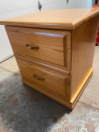 2 Night stands,well built, heavy, excellent condition