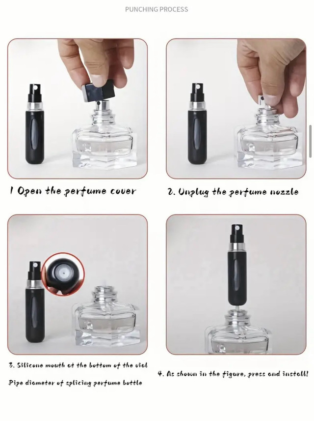Refillable Perfume Dispenser Spray Bottle - New! in Health & Special Needs in Windsor Region - Image 4