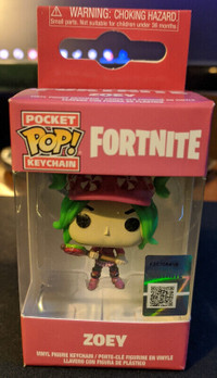 Zoey (Fortnite)  *SEALED* Funko Pop Keychain!