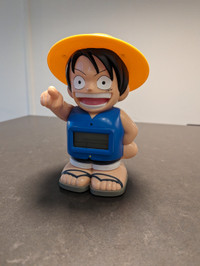 ONE PIECE LUFFY ALARM CLOCK, NEW CONDITION (FROM JAPAN)
