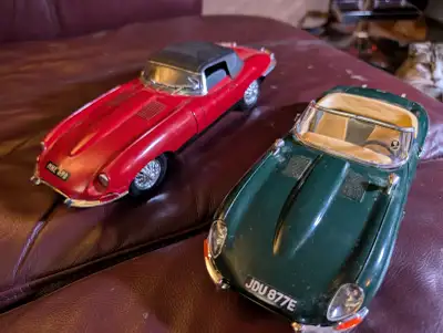 2x xke  metal diecast Jaguars, View more
