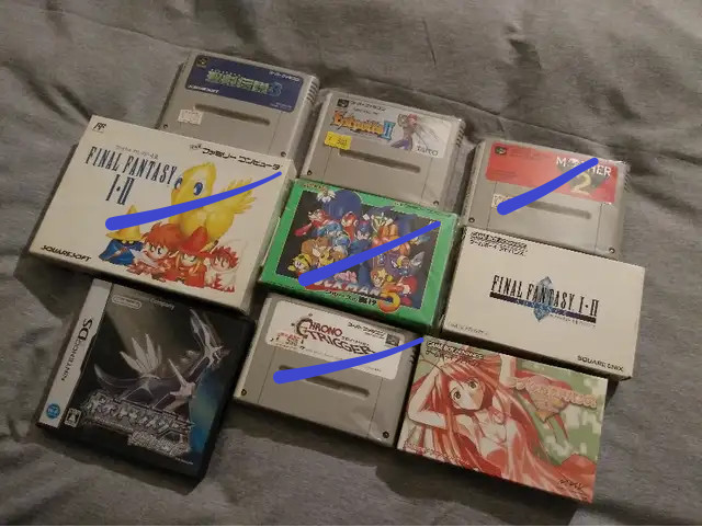 Jeux video Famicom, Super Famicom, DS, GBA version japonaise dans Consoles classiques  à Longueuil/Rive Sud