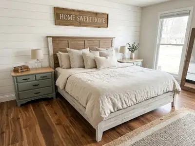 Pair of Modern Farmhouse King Size nightstands, View more