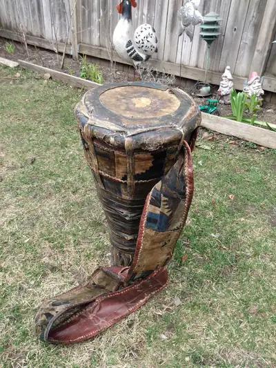 vintage African drum , View more