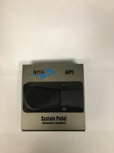 Apex AFP1 Sustain Pedal (Momentary Footswitch) New and Unused, View more