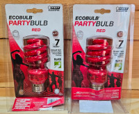 Red Party Light Bulbs