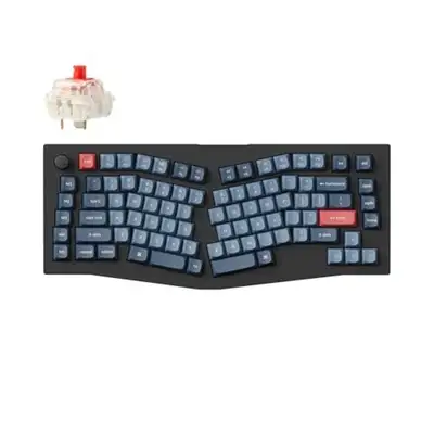 Keychron V10 Max Custom Knob Mechanical Keyboard, Alice 75% Layout Bluetooth 5.1/2.4 GHz/Wired QMK/V...