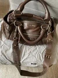 Miu miu leather bag