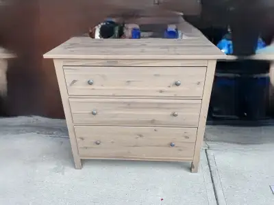 solid wood dresser with 3 drawer, View more