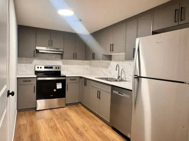 Beautiful brand new,  1-bedroom basement suite Available NOW