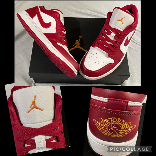 Brand New In Box Jordan 1 "Cardinal Red" Low (Men's Size 12) in Men's Shoes in Mississauga / Peel Region