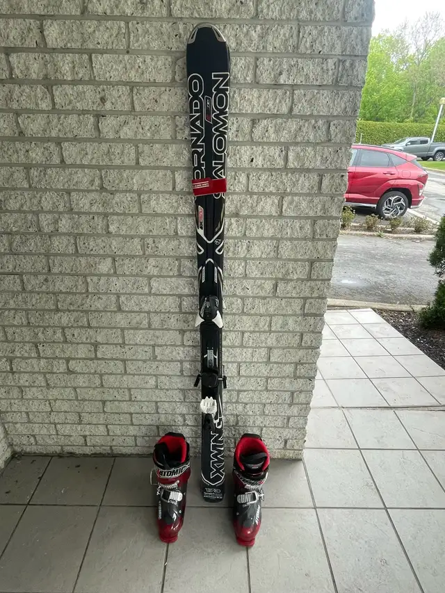 Ski Salomon Tornado Ti 173 & Bottes Atomic LiveFit 120 (27-27.5) in Ski in Longueuil / South Shore - Image 2