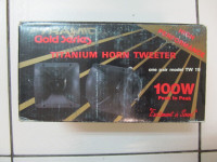 Classic Pyramid TW19 Titanium Horn Tweeters Brand New Circ 1984