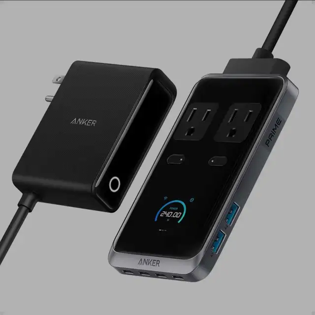 Brand New Anker Prime Charging Station, 240W 8-in-1 USB C in General Electronics in City of Toronto - Image 5