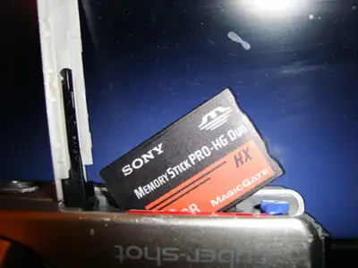 Sony 8GB memory stick pro duo  HG HX card, View more
