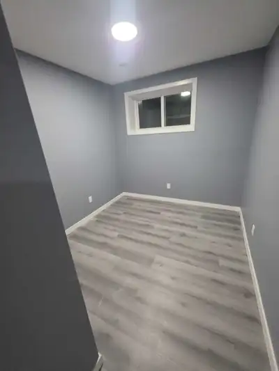 Newly built 2-bedroom basement with separate entrance, private kitchen, full washroom, laundry, and...