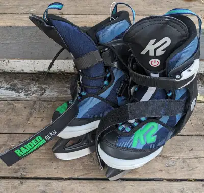 K2 Raider Beam Adjustable Ice Skates size 11-2, View more