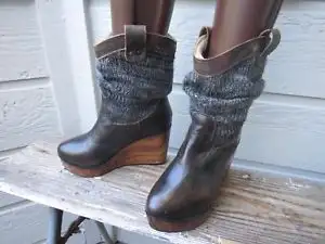 BED | STÜ SLOUCHY BOOTS SIZE 8 *REAL LEATHER*, View more