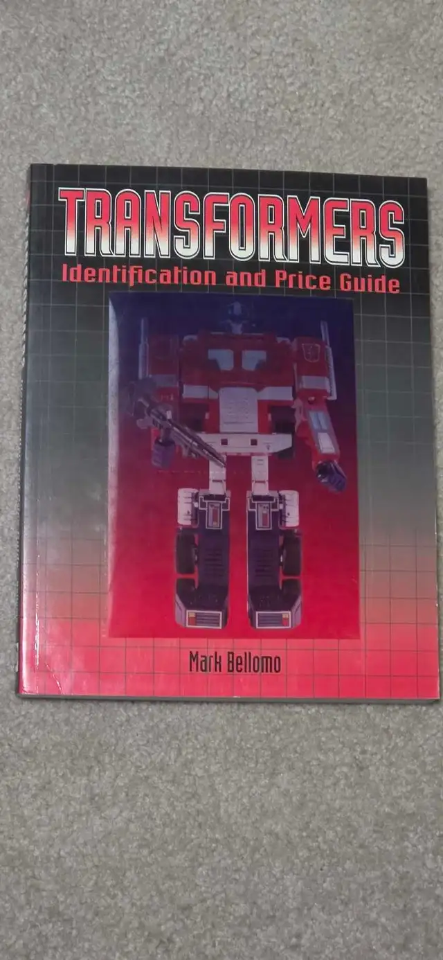 Transformers Identification and Price Guide by Mark Bellomo Book