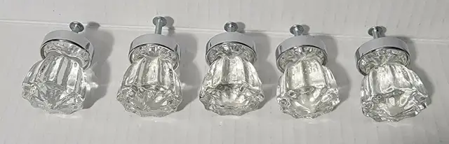 Solid Glass Crystal Knobs Set of 564551240073986121