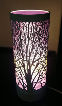 Touch Sensor Fragrance Lamp - Purple Copper Forest New in Box